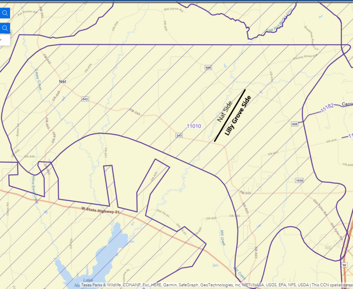 map of lilly grove